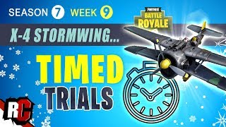 Fortnite WEEK 9 Timed Trials Locations for X4 Stormwing Challenge Season 7 [upl. by Audri]