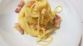 recette des pâtes carbonara à litalienne [upl. by Kelwen]