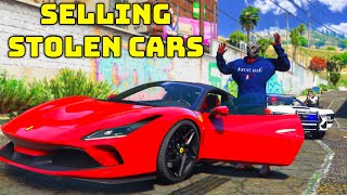 Selling Stolen Cars In GTA 5 RP [upl. by Specht]