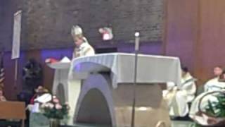 Bishop Paprocki homily Fr Bob Casey Installation St Barbara [upl. by Evot]