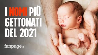 I nomi per bambini più gettonati del 2021 Aria per le femmine Gioele per i maschi [upl. by Htebizile]