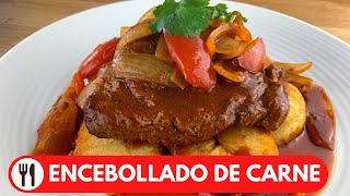 BISTEC ENCEBOLLADO CARNE DE RES  RECETA FACIL  EN 2 MINUTOS [upl. by Wilburn]