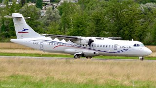 Lübeck Air ATR 72500 TakeOff at Bern [upl. by Dustan]