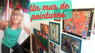 Où et comment accrocher nos tableaux  Se faire un mur de peintures dans les escaliers [upl. by Emmy]