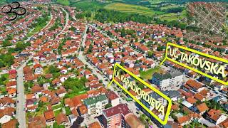 Gornji Milanovac iz vazduha Gornji Milanovac Drone Video with points of interest 4K [upl. by Lokim909]