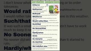 Correlative Conjunctions ✨ltrending english learn viral [upl. by Yerxa]