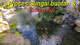 Cara membuat kolam koi alami di depan rumah [upl. by Inah]