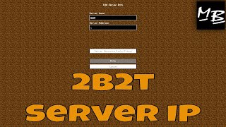 Minecraft 2b2t Server IP Address [upl. by Locin]