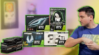 RTX 3060 Ti FACE OFF feat Gainward Ghost OC Gigabyte Eagle OC Palit Twin Edge OC amp Zotac Dual [upl. by Idona]