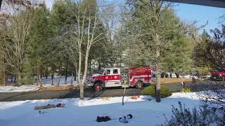 Santa on the Fire Trucks Thank you Morganville Fire Department [upl. by Celka827]