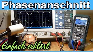 Phasenanschnittsteuerung Funktionsweise  einfach erklärt  Funktion Aufbau berechnen  Tutorial [upl. by Fisch862]