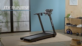 JTX RUNRISE INCLINE FLAT FOLD TREADMILL  FROM JTX FITNESS [upl. by Daiz429]