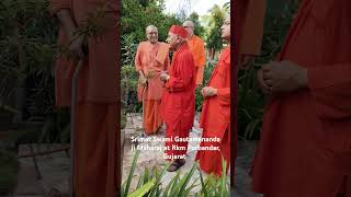 Srimat Swami Gautamananda ji Maharaj at Rkm Porbandar Gujarat President Maharaj ji [upl. by Peckham]