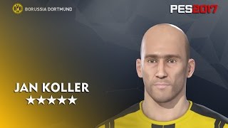 ★Jan Koller★ Classic Player  Face amp Stats  PES2017 [upl. by Ahsenal798]