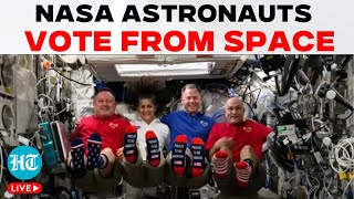 US Elections LIVE Four NASA Astronauts Living At International Space State Request Absentee Ballots [upl. by Einnij400]