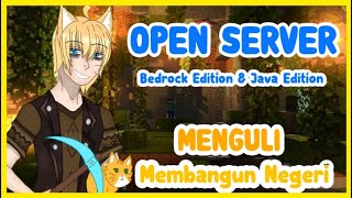 Open Server Minecraft Croos Paltform  MasUcing  Vtuber ID [upl. by Hael]