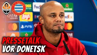 Laimer amp Kompany im Pressetalk vor Shakhtar Donetsk  FCBayern  Champions League [upl. by Analahs926]