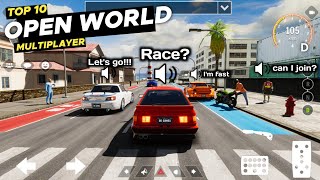 TOP 10 Best Open World Multiplayer Car Games for Android amp iOS 2024 • Play With Friends [upl. by Virgil427]