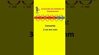 Convertendo Centímetros em Milímetros shorts matematica professorsilviomatematica [upl. by Constantin118]