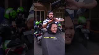 RAMBUT GONDRONG IKAL CUKUR PENDEK BEGINI HASILNYA [upl. by Drwde]