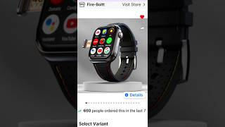 Fire bolte dream sim smart watch skzaid short viral [upl. by Adialeda788]