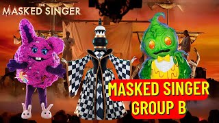 Masked Singer Group B Revealed  Season 12 [upl. by Noevad]