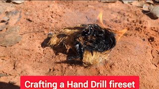 Crafting and using a Hand Drill fireset [upl. by Etnoel]