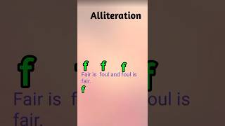 What is Alliteration in Figure of Speech Alliteration figureofspeech alliteration shortfeed [upl. by Hardin]