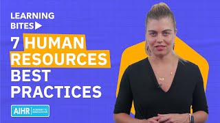 7 Human Resources Best Practices [upl. by Eima]