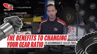 The Benefits to Changing Your Gear Ratio to Accommodate Taller Tires [upl. by Lewiss335]