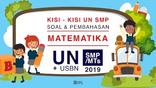 BEDAH SOAL USBN SMPMTS MATEMATIKA 2019 [upl. by Evadnee]