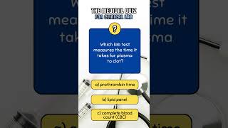 The Medical Quiz  Clinical Lab Edition medicalquiz science laboratorymedicine [upl. by Witty]