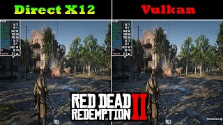 Red Dead Redemption 2 In 2021  Direct X12 vs Vulkan  RTX 3060 Ti 8gb  i5 10400f  1080P Benchmark [upl. by Danuloff]