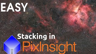 Pixinsight for Beginners Easy Stacking and Calibration RGB and Mono [upl. by Linkoski]