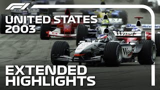 Extended Race Highlights  2003 United States Grand Prix [upl. by Man]