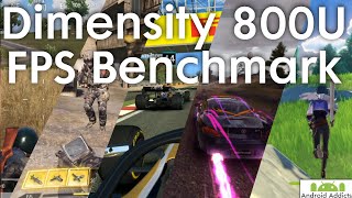 Mediatek Dimensity 800U CPU FPS Gaming Benchmark Test  PUBGCODGenshin Realme 7 5G [upl. by Berglund]