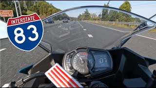 NINJA 400 opens it up on i83 [upl. by Lemmueu]