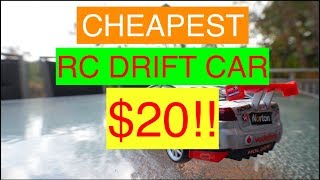 RC Drift Car CHEAPEST 124 SCALE 20 REVIEW [upl. by Gavra255]