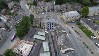 Bacup from the Air  The Roundabout [upl. by Eigroeg]