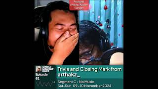 IDEN WMR EP 61 Trivia and Closing Mark from arthakz • WeeklyMidnightRadio [upl. by Pennie]