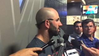 Brewers pitcher Mike Fiers reacts to being traded to Houston [upl. by Aical]