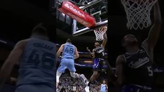 DeAaron Fox Hits The LOUD Dunk 💥 nba shorts [upl. by Enaffit31]