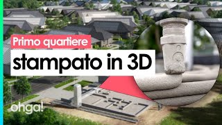 Case economiche e sostenibili ecco il primo quartiere al mondo stampato interamente in 3D [upl. by Ringsmuth]