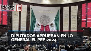 ÚLTIMA HORA Diputados aprueban en lo general presupuesto de Egresos 2024 [upl. by Enilatan]