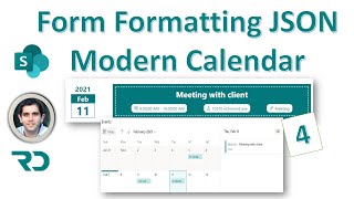 SharePoint Modern Calendar with Form Formatting JSON [upl. by Neidhardt]