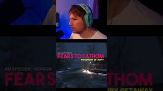 WAS BARELY EVEN SCARED 👀 fearstofathom jumpscare funny funnyshorts halloween [upl. by Natlus]