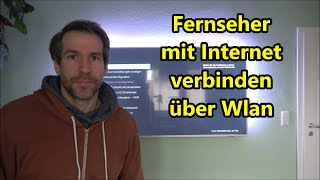 Fernseher mit Wlan verbinden  So Fernseher mit Internet verbinden WiFi einrichten Android TV [upl. by Gaylor]