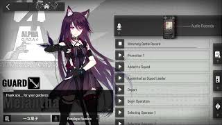 Arknights Melantha English Dub [upl. by Damek]