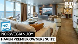 Norwegian Joy  Haven Premier Owners Suite with Large Balcony  Tour amp Review 4K  Category H2 [upl. by Amlas]