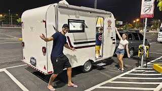 TOUR NO TRAILER MOTORHOME ESTILO AMERICANO [upl. by Almita]